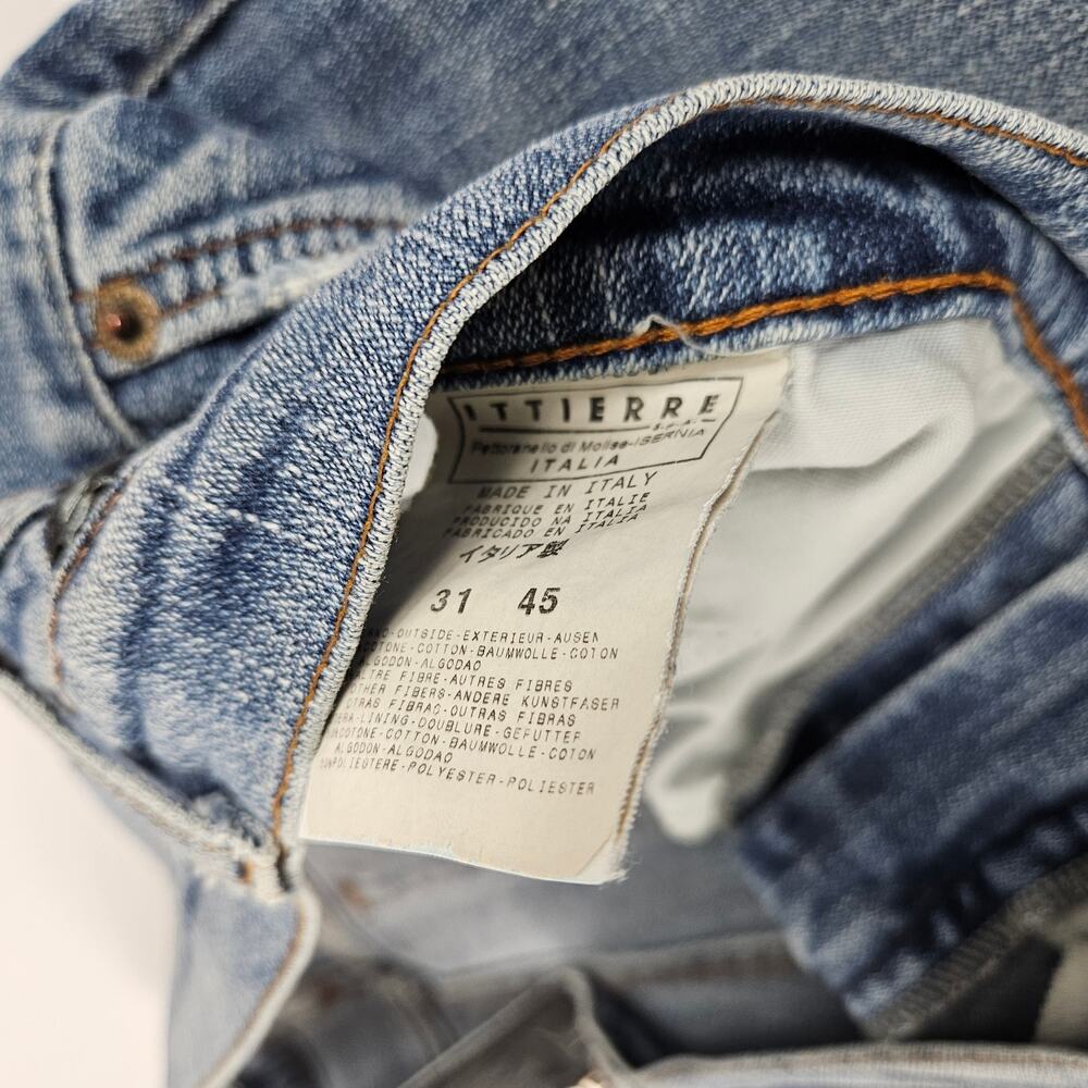 Y2k Versace Jeans Couture Denim Distressed - Size 31 - Picture 3 of 6